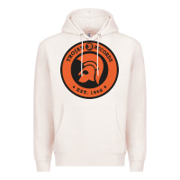 Pale Pink trojann records est 1968 Premium Hoodie - artisFamous