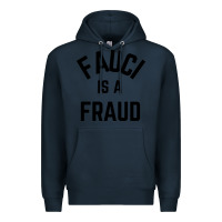 Navy fauci is a fraud Premium Hoodie - artisFamous