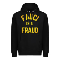 Black fauci is a fraud Premium Hoodie - artisFamous