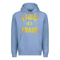 Colony Blue fauci is a fraud Premium Hoodie - artisFamous