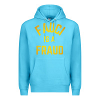 Ocean Blue fauci is a fraud Premium Hoodie - artisFamous