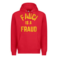 Red fauci is a fraud Premium Hoodie - artisFamous