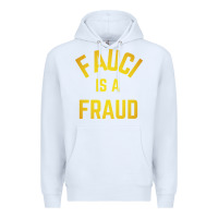White fauci is a fraud Premium Hoodie - artisFamous