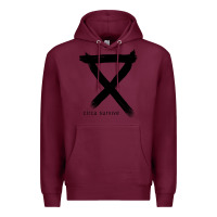 Burgundy circa survive Premium Hoodie - artisFamous