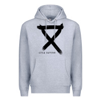 Heather Grey circa survive Premium Hoodie - artisFamous