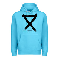 Ocean Blue circa survive Premium Hoodie - artisFamous