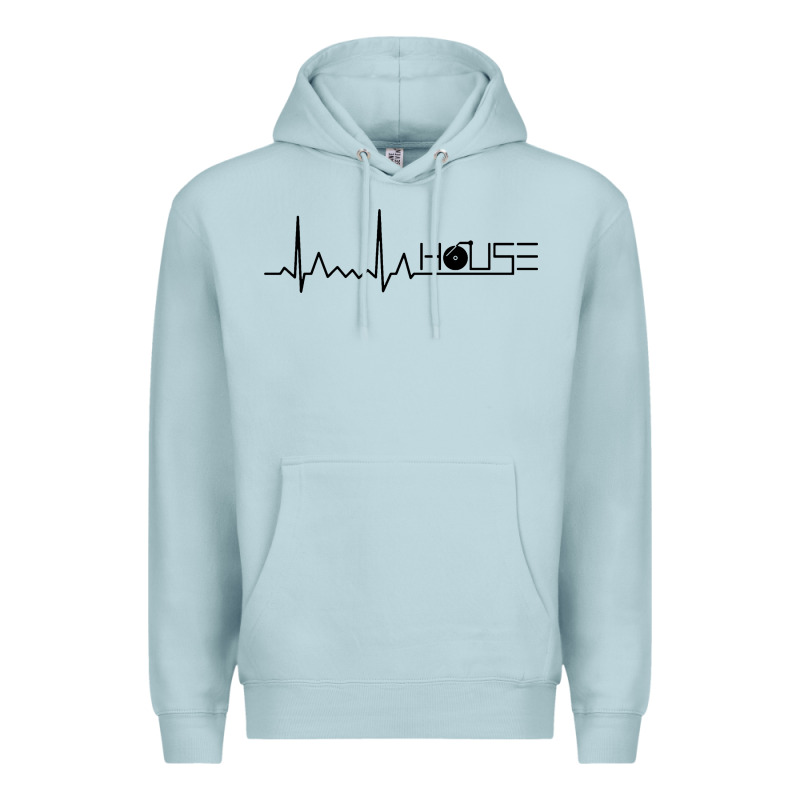 House Music Heartbeat Premium Hoodie by artisFamous | Teevron