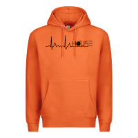 Carrot house music heartbeat Premium Hoodie - artisFamous