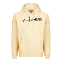 Pina Colada house music heartbeat Premium Hoodie - artisFamous