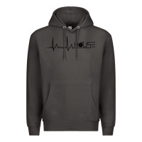 Smoke house music heartbeat Premium Hoodie - artisFamous