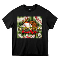 Black baseball brother tumbler Heavy Core Tee - BundleAndBundleShop