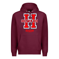 Burgundy howard 1867 university Premium Hoodie - artisFamous