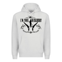 Dove Grey i'm your huckleberry Premium Hoodie - artisFamous