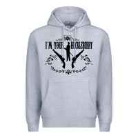 Heather Grey i'm your huckleberry Premium Hoodie - artisFamous