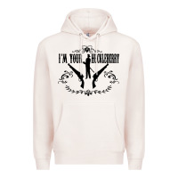 Pale Pink i'm your huckleberry Premium Hoodie - artisFamous