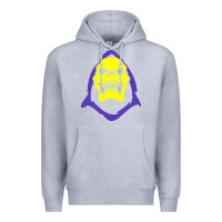 Heather Grey skeletor retro Premium Hoodie - artisFamous
