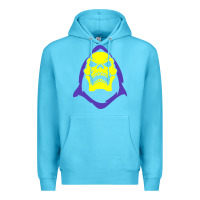 Ocean Blue skeletor retro Premium Hoodie - artisFamous