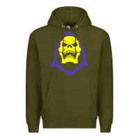 Army Green skeletor retro Premium Hoodie - artisFamous