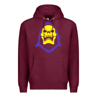 Burgundy skeletor retro Premium Hoodie - artisFamous