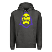 Charcoal Heather skeletor retro Premium Hoodie - artisFamous