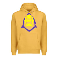 Mustard skeletor retro Premium Hoodie - artisFamous