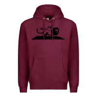 Burgundy wackies Premium Hoodie - artisFamous