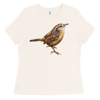 Bone Ccarolina Wren Ladies Tee - LillyAllenDesigns
