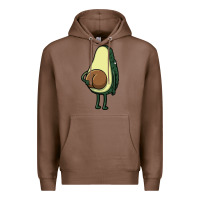 Chestnut funny fruit avocado Premium Hoodie - artisFamous