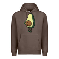 Coffee funny fruit avocado Premium Hoodie - artisFamous