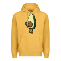 Mustard funny fruit avocado Premium Hoodie - artisFamous