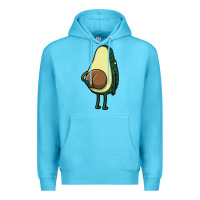 Ocean Blue funny fruit avocado Premium Hoodie - artisFamous
