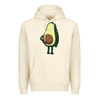 Sandshell funny fruit avocado Premium Hoodie - artisFamous