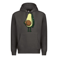 Smoke funny fruit avocado Premium Hoodie - artisFamous