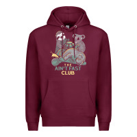 Burgundy the ain't fast club Premium Hoodie - artisFamous