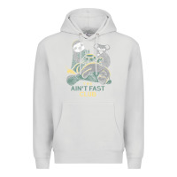 Dove Grey the ain't fast club Premium Hoodie - artisFamous