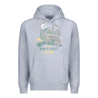 Heather Grey the ain't fast club Premium Hoodie - artisFamous