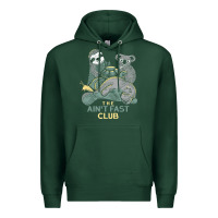 Sports Green the ain't fast club Premium Hoodie - artisFamous