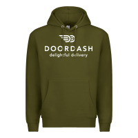 Army Green doordash Premium Hoodie - artisFamous