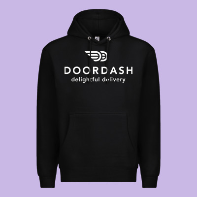 Doordash Premium Hoodie Designed By Artisfamous
