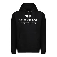 Black doordash Premium Hoodie - artisFamous