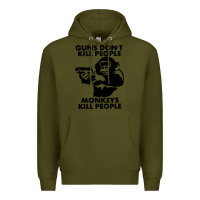Army Green guns dont kill people Premium Hoodie - artisFamous