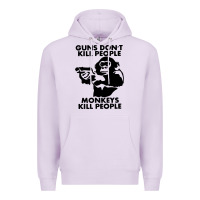 Lilac guns dont kill people Premium Hoodie - artisFamous