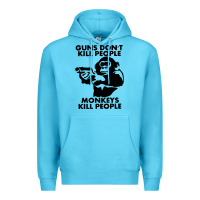 Ocean Blue guns dont kill people Premium Hoodie - artisFamous