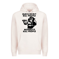 Pale Pink guns dont kill people Premium Hoodie - artisFamous