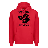 Red guns dont kill people Premium Hoodie - artisFamous