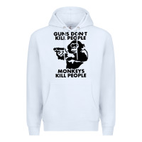 White guns dont kill people Premium Hoodie - artisFamous