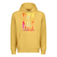 Antique Gold work smarter not harder Premium Hoodie - artisFamous