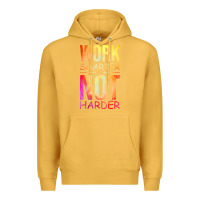 Mustard work smarter not harder Premium Hoodie - artisFamous