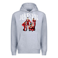 Heather Grey maneskin rock Premium Hoodie - artisFamous