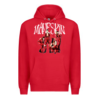 Red maneskin rock Premium Hoodie - artisFamous